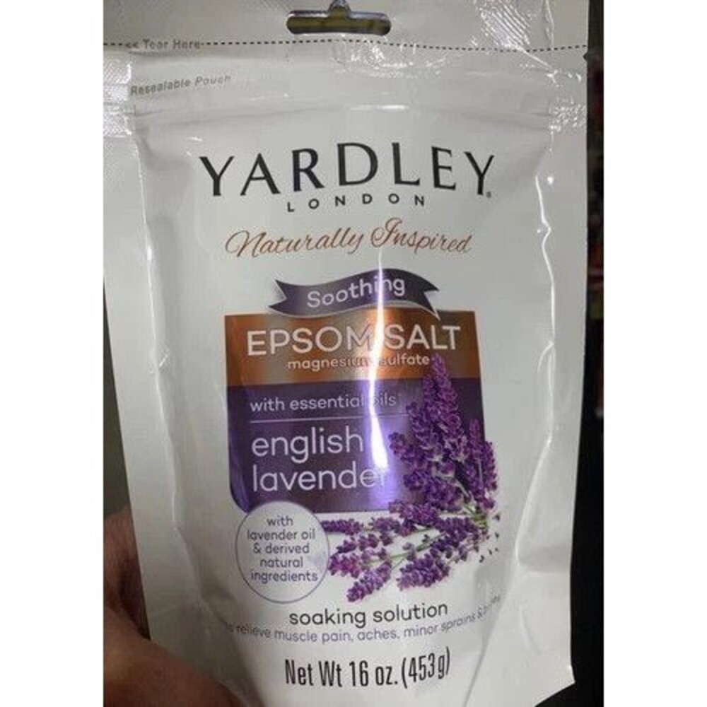 Yardley London - English Lavender Epsom Salt With Essential Oils- 16oz Bag